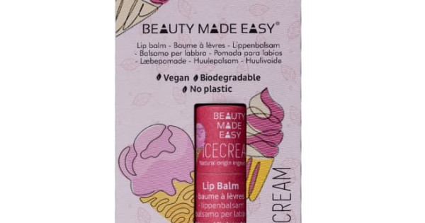 Balsam Natural Buze Beauty Made Easy Ice Cream Zero Plastic