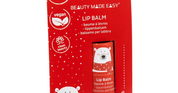 Balsam Natural Hidratant Buze Beauty Made Easy Merry Zero Plastic Vegan Craciun