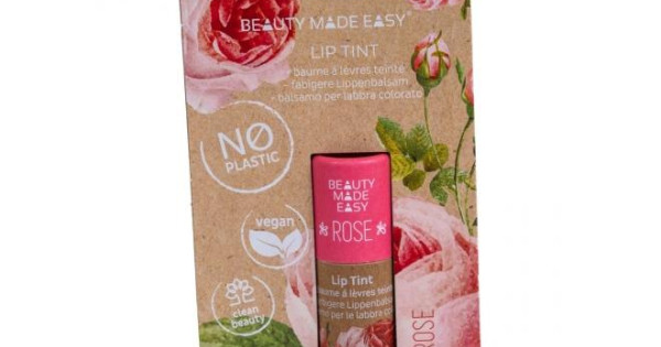 Balsam Natural Hidratant Nuantator Pentru Buze Beauty Made Easy Peony Zero Plastic