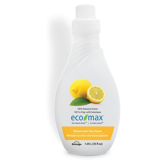 Soluție ecologică concentrată Ecomax pentru podele, lemn și parchet - cu lămâie - 1,05 litri