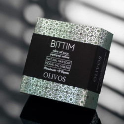 Șampon solid pentru păr Olivos Bittim anti-cădere, anti-mătreață, pentru volum și strălucire - 125 g Șampon solid pentru păr Olivos Bittim anti-cădere, anti-mătreață, pentru volum și strălucire - 125 g