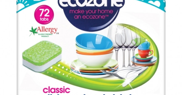 Detergent Ecologic Tablete Ecozone Pentru Mașina De Spălat Vase 72 Buc