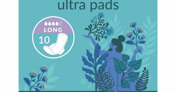 Absorbante Naturale Natracare 4 Picaturi Ultra Aripioare Bumbac Organic