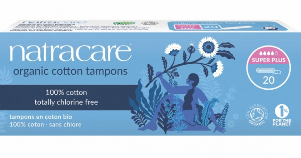 Tampoane Naturale Bio Super Plus Natracare 20 Bucati
