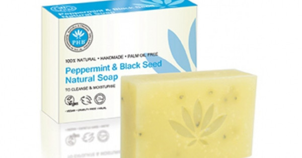 Sapun Natural Handmade Menta Negrilica Phb Ethical Beauty