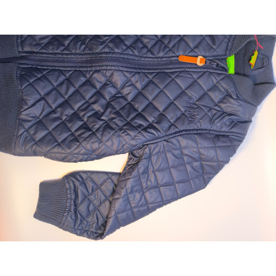 OUTLET - Jachetă căptușită matlasată impermeabilă CeLaVi bleumarin pentru copii