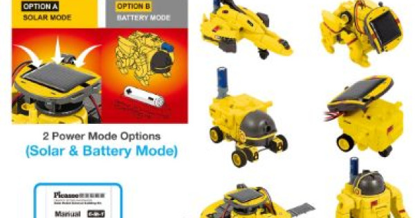 Kit Stem Solar 6 In 1 Picassotiles Robot Ozn