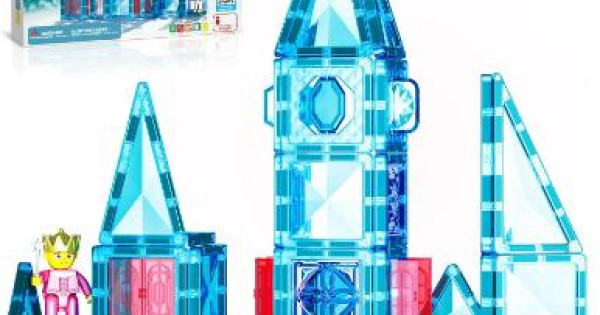 Set Picassotiles Winter Ice 71 Piese Magnetice Constructie Mini Diamant Figurine