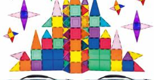 Set Picassotiles 101 Piese Magnetice De Constructie Geanta Transport