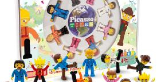 Set Picassotiles 15 Figurine Magnetice