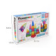 Set PicassoTiles 41 piese magnetice de construcție cu efect de prismă Set PicassoTiles 41 piese magnetice de construcție cu efect de prismă