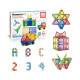 Set PicassoTiles 63 piese magnetice de construcție cu efect de diamant Set PicassoTiles 63 piese magnetice de construcție cu efect de diamant