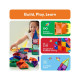 Set PicassoTiles 80 piese magnetice de construcție cu efect de diamant Set PicassoTiles 80 piese magnetice de construcție cu efect de diamant