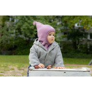 Cagulă din polar de lână Merino organică Pickapooh Mara Rose Cagulă din polar de lână Merino organică Pickapooh Mara Rose