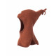 Cagulă din polar de lână Merino organică Pickapooh Mara maro Red Wood Cagulă din polar de lână Merino organică Pickapooh Mara maro Red Wood