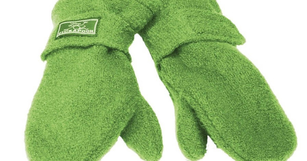 Manusi Lana Organica Merino Captusite Bumbac Organic Pickapooh Verzi