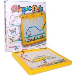 Tablă magnetică de desenat Playmags Magna Dots Large Tablă magnetică de desenat Playmags Magna Dots Large