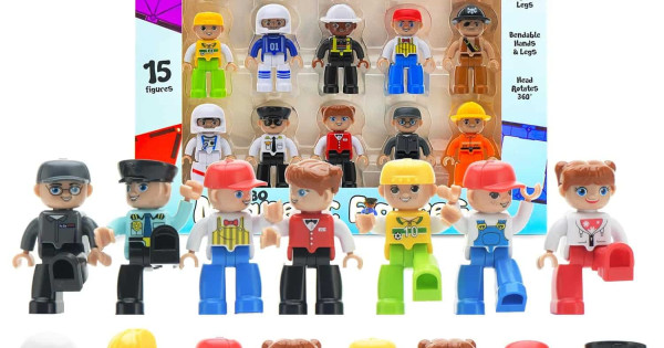 Set Playmags 15 Figurine Magnetice Mari Jumbo