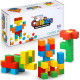 Set Playmags Cubies - 64 blocuri magnetice de construcție de 3,8 cm