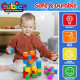 Set Playmags Cubies - 64 blocuri magnetice de construcție de 3,8 cm