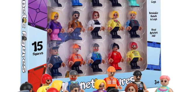 Set Playmags 15 Figurine Magnetice
