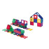 Set Playmags - 50 de accesorii pentru construcții magnetice + 5 ferestre