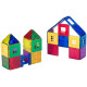Set Playmags - 50 de accesorii pentru construcții magnetice + 5 ferestre Set Playmags - 50 de accesorii pentru construcții magnetice + 5 ferestre