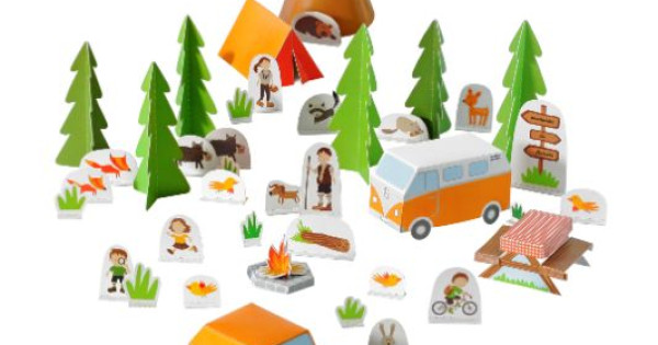 Camping Set De Joaca Pukaca Din Hartie