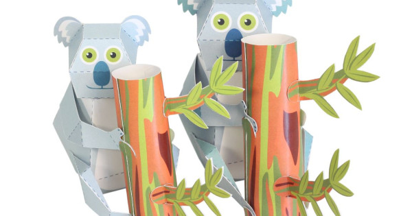 Maxi Koala Animale Jucarie Pukaca Hartie