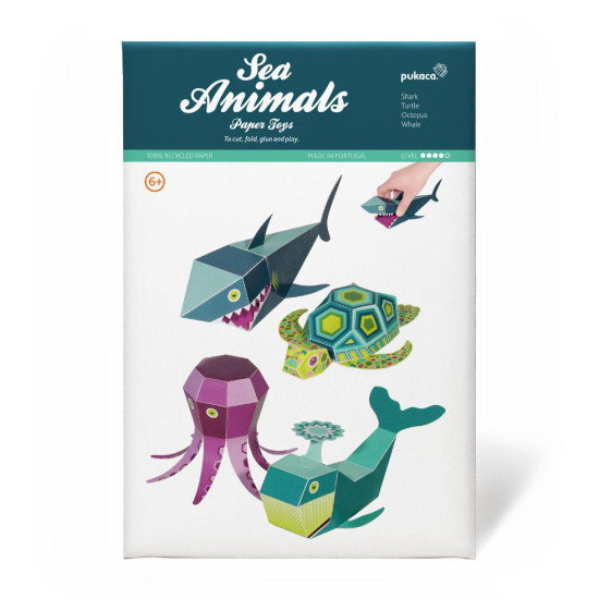 Animale marine - Animale de jucărie PUKACA din hârtie