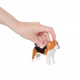Câini, Kit craft de construit animale de jucărie PUKACA din hârtie, prin decupare, pliere, lipire