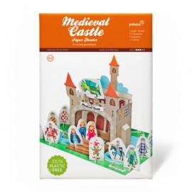 Castel medieval - Teatru de păpuși PUKACA din hârtie