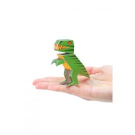 T-Rex - Felicitare craft jucărie PUKACA din hârtie
