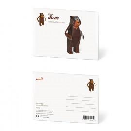 Urs - Felicitare craft jucărie PUKACA din hârtie