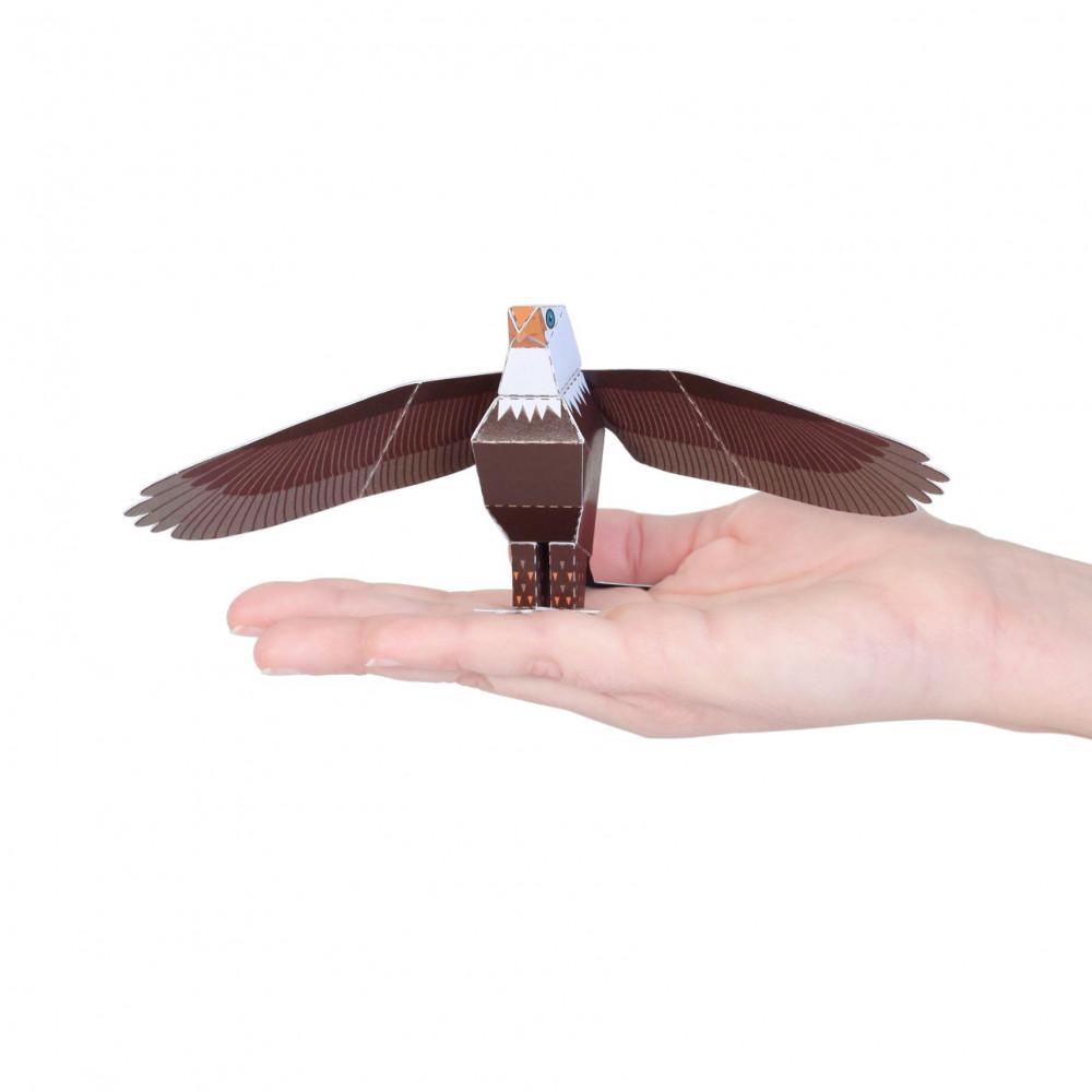 Vultur pleșuv - Felicitare craft jucărie PUKACA din hârtie