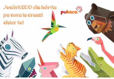 Despre Pukaca, producătorul kiturilor craft din hârtie cu care-ți creezi propriile jucării ECO