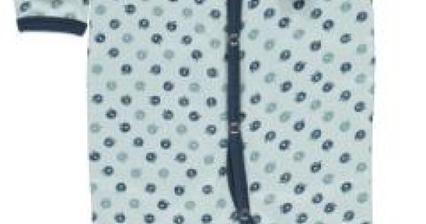 Salopeta Overall Smafolk Bumbac Organic Mere Albastre Bebe