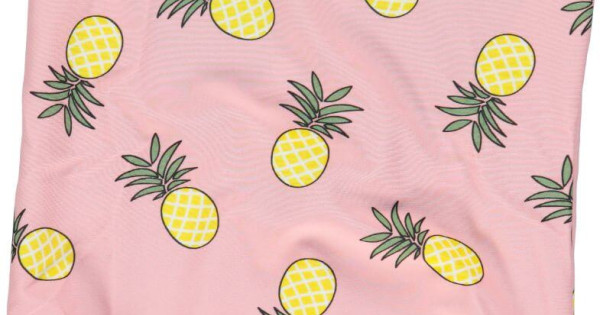 Costum Baie Filtru Uv Protectie Solara Smafolk Roz Ananas