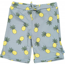 Pantaloni scurți de baie cu filtru UV pentru protecție solară Smafolk - albastru cu ananas