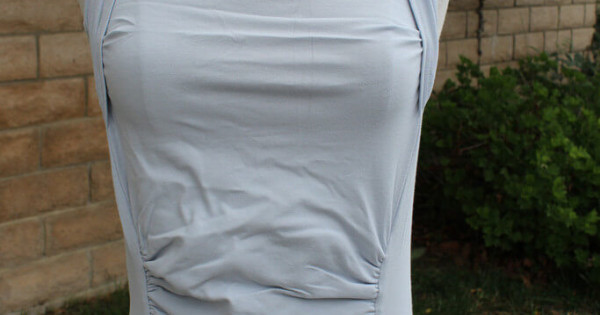 Maieu Ingrijirea Piele Pe Piele Stil Cangur Alaptare Vija Design Silver Gray Gri