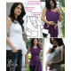 Maieu Mei-Tai-Wrap pentru îngrijirea piele pe piele stil cangur și pentru alăptare Vija Design (mov) Maieu Mei-Tai-Wrap pentru îngrijirea piele pe piele stil cangur și pentru alăptare Vija Design (mov)
