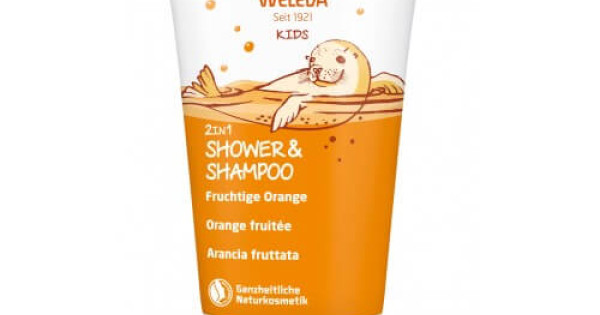 Gel De Dus Sampon Natural Portocala Copii Weleda Kids Orange