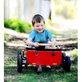 Cărucior tip vagon pentru copii pentru joacă - Wishbone Wagon 3-în-1 