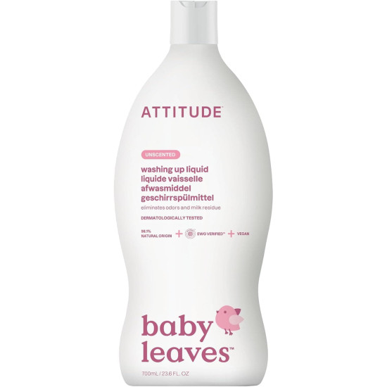 Detergent ecologic lichid pentru vase și biberoane - Attitude fără miros Detergent ecologic lichid pentru vase și biberoane - Attitude fără miros