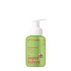 Săpun lichid de mâini ecologic cu spumă, pentru copii, Attitude cu aromă de pepene și cocos - seria Little Leaves