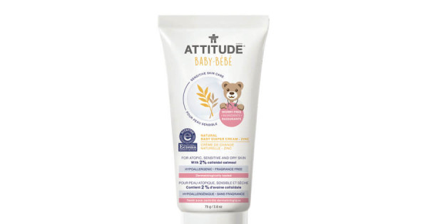 Crema Zinc Zona Scutecului Attitude Eco Sensitive Bebelusi Piele Sensibila Dermatita Atopica Fara Miros
