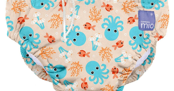 Scutec Refolosibil Pentru Inot Bambino Mio Blue Squid