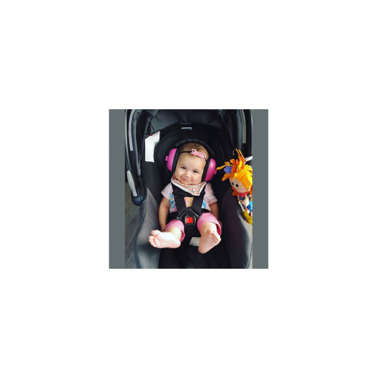 Căști antifonice Banz Bubzee Magenta pentru copii, 3-36 luni