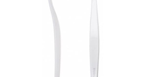 Periuta De Dinti Organica Pentru Adulti Biobrush Medium Soft Alba