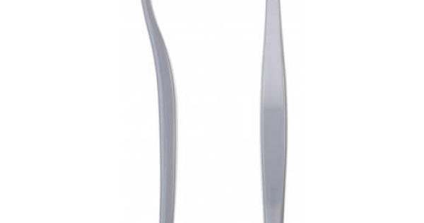 Periuta De Dinti Organica Pentru Adulti Biobrush Medium Soft Gri
